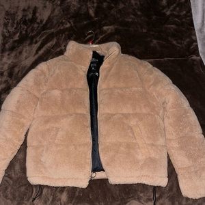 Hollister  teddy puffer coat